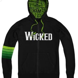 Black and Green Wicked Hoodie